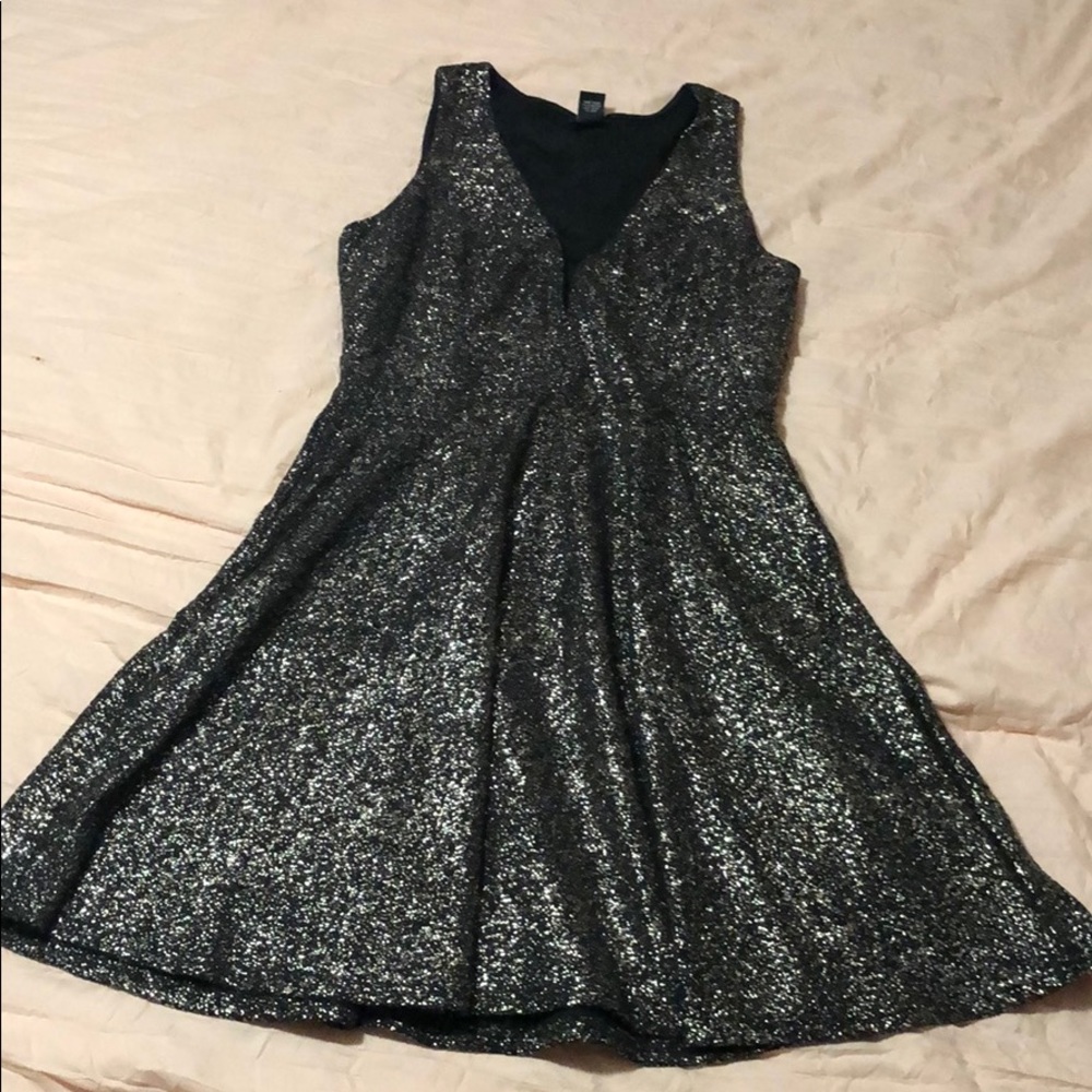 Sparkling fit & flare dress